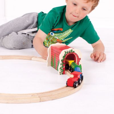Image 3 of Bigjigs Red Brick Tunnel - BJT135 (£9.99)